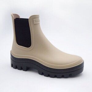 Toni Pons Biggies Carter Waterproof Chelsea Rain Boot, Beige, Size 8-8.5 (39EU)